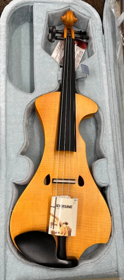 Hidersine Electric Violin Outfit - Flamed Maple Veneer - B-Stock - CL2445