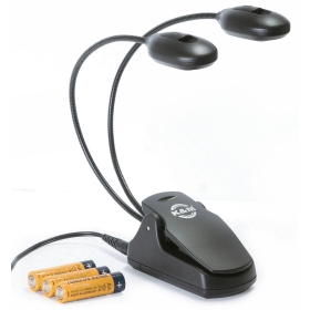 K&M Music Stand Twin Head Lamp