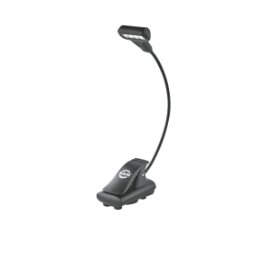 K&M Music Stand Light 4 LED T-Model FlexLight w/Magnetet