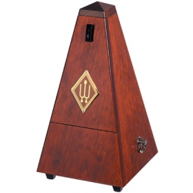 Wittner Metronome. Wooden. Mahogany Colour. With Bell