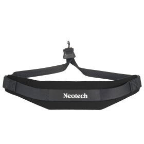 Neotech Soft Sax Strap Black Regular - Metal hook