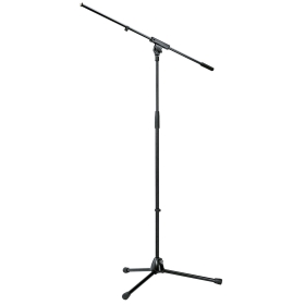 K&M MicrophoneStand One-Piece Boom - Die Cast Base