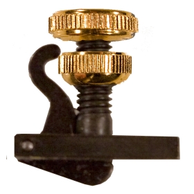 Wittner Violin String Adjuster. Hill. Black / Gold Screws