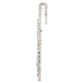 Trevor James Performer Alto Flute Outfit. Curved. Silver Lip Riser - Voce 958 Head