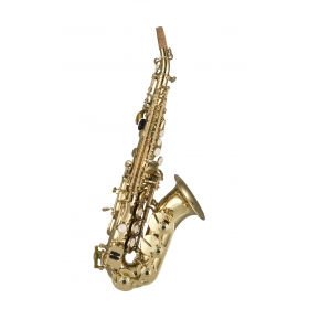Artemis Soprano Sax Curved Outfit - Gold Lacquer