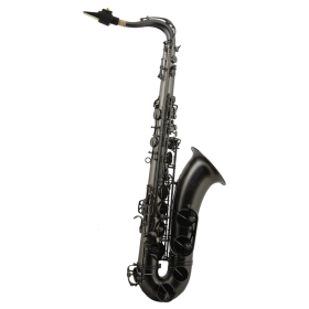 Trevor James SR Tenor Sax Outfit - Black Frosted. Black Keys