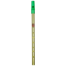 Flageolet D Brass. Green Top