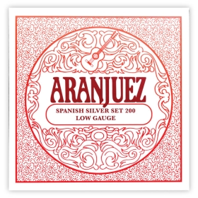 Aranjuez Classical Guitar Strings Spanish Silver 200 Low Gauge