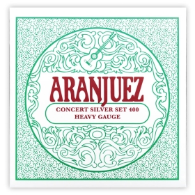 Aranjuez Classical Guitar Strings Concert Silver 400 Heavy Gauge