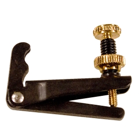 Wittner Violin String Adjuster. Black with Gold Screws