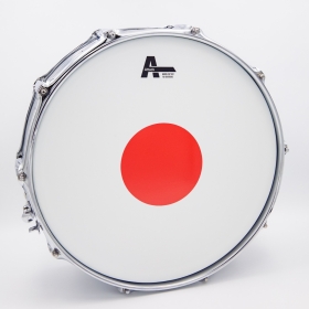 Attack Drumheads Baron Coated Snare Batter 13”  - Red Top Dot - No Overtone Ring