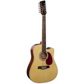 Brunswick Dreadnought Cutaway 12 String Natural