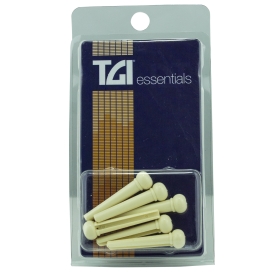 TGI Bridge Pins - Plastic Cream, with Dot