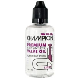 Champion Premium Fully Synthetic Valve Oil - Light - 50ml Bottle