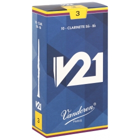 Vandoren Bb Clarinet Reeds 3 V21 (10 BOX)