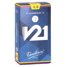 Vandoren Eb Clarinet Reeds 2.5 V21 (10 BOX)