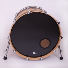 Attack Drumheads Proflex 1 Black Bass Drum 22” - Ported - No Overtone