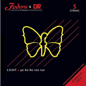 Fodera x DR Strings Bass Stainless Steel Light - 5 String
