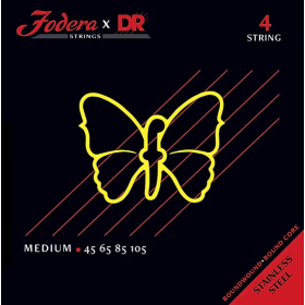 Fodera x DR Strings Bass Stainless Steel Medium - 4 String