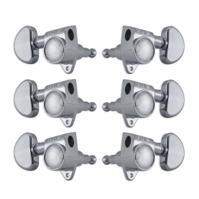 Grover Rotomatics 18:1 Gear Ratio 102-18 Series Chrome Set 3+3