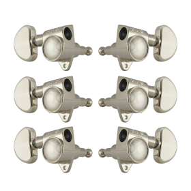 Grover Rotomatics 102 Series Nickel Set 3+3 