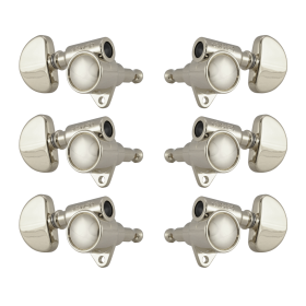 Grover Original Milk Bottle Style Rotomatics 102V Series Nickel Set 3+3 