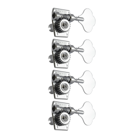 Grover Vintage Bass Chrome Set 4-In-Line