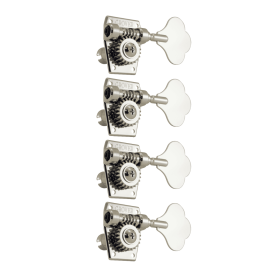Grover Vintage Bass Nickel Set 4-In-Line