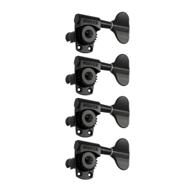 Grover Titan Electric Bass 145 Series Black Chrome Set  4-in-Line