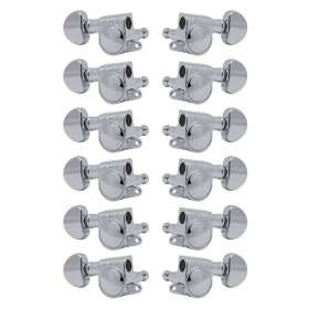 Grover Mid-Size Rotomatics 205-18 Series Chrome Set 6+6