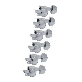 Grover Mid-Size Rotomatics 205-18 Series Chrome Set 6-in-Line