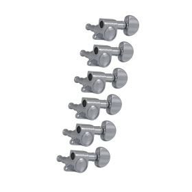Grover Mini Rotomatics 205 Series Chrome Set 6-In-Line