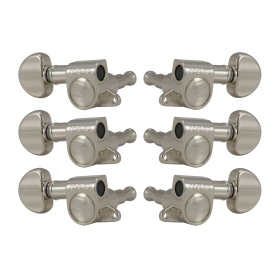 Grover Mini Rotomatics 205 Series Nickel Set 3+3