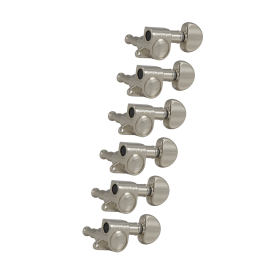 Grover Mini Rotomatics 205 Series Nickel Set 6-in-Line