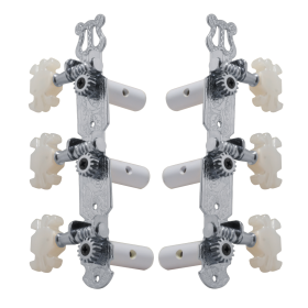 Grover Classic Guitar 303 Series Chrome Set 3+3 On Plate