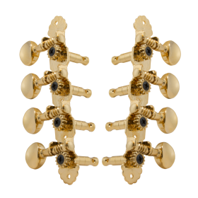 Grover Sta-Tite Mandolin 304 Series Gold Set 4+4 On Plate