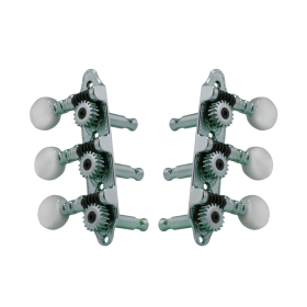 Grover Mini Sta-Tite 608 Series Chrome Set 3+3 On Plate