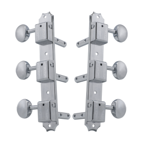 Grover Vintage 138 Series Horizontal Chrome Set 3+3 On Plate