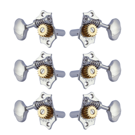 Grover Sta-Tite 18:1 Horizontal 97 Series Chrome Set 3 + 3