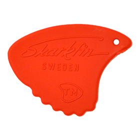Sharkfin Pick - Relief Extra Soft Red - 25 Pack