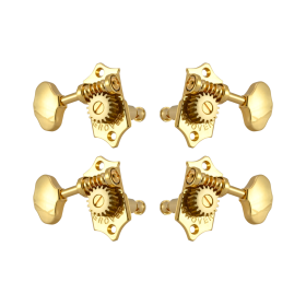 Grover Sta-Tite 18.1 Gear Ratio U98-18 Series Ukulele Pegs Gold Set 2+2