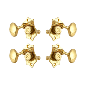 Grover Sta-Tite 18.1 Gear Ratio U99-18 Series Ukulele Pegs Gold Set 2+2 