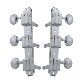 Grover Vintage 138 Series Vertical Chrome Set 3+3 On Plate