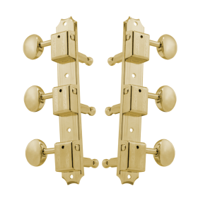 Grover Vintage 138 Series Vertical Gold Set 3+3 On Plate