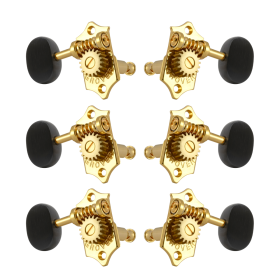 Grover Sta-Tite 18:1 Vertical 97 Series Gold Set 3 + 3 -  Buttons