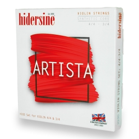 Hidersine Artista Violin String SET – Synthetic Core – 4/4–3/4 Size