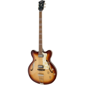 Hofner HCT Verythin Bass - Sunburst - Short Scale