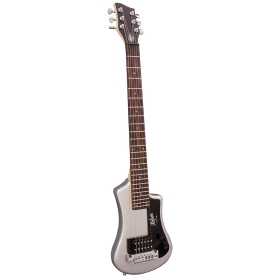 Hofner HCT Shorty Guitar - Silver