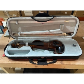 Hidersine Electric Violin Outfit - Zebrawood Finish-B stock-CL2758