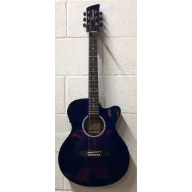 Brunswick Grand Auditorium Electro Dark Blue Gloss-B stock-CL2684